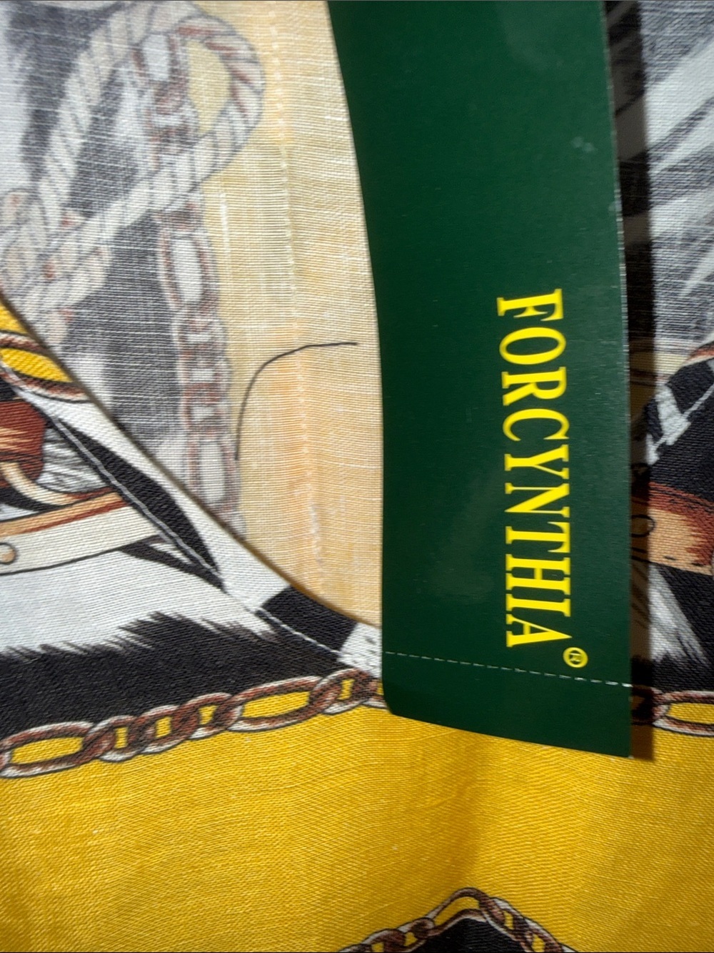 Yellow Zebra Print Tie-Waist Women’s Top - Picture 2 of 4